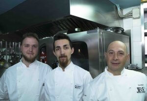da sinistra Paolo Masieri, Lorenzo Masieri e Alessandro Pallavicino